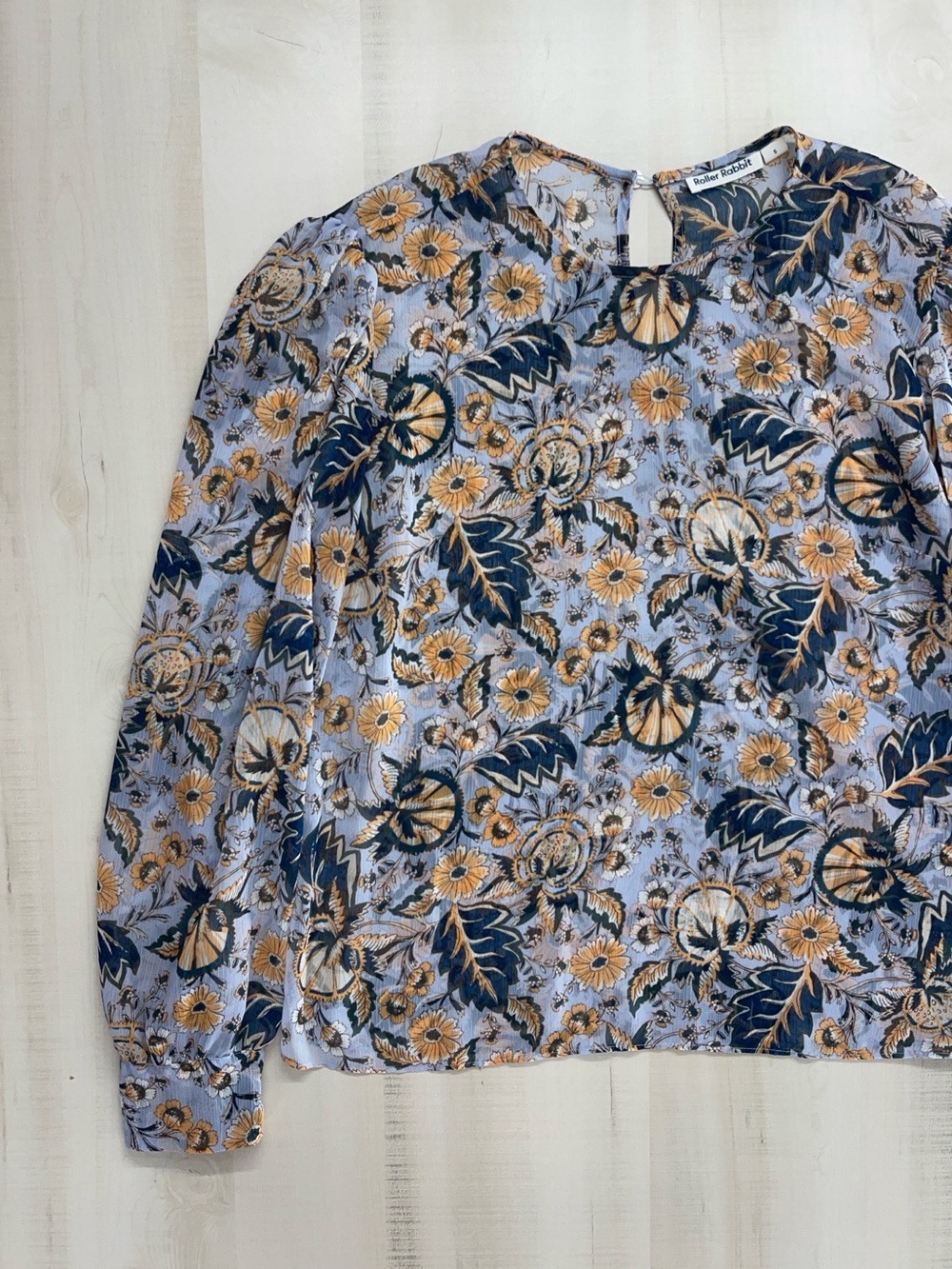 ROBERTA ROLLER RABBIT x Tuckernuck Cora floral blouse s work career